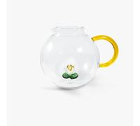 WD LIFESTYLE Brocca in vetro borosilicato in confezione regalo. Capacità: 1,7 litri. Figurina: ninfea