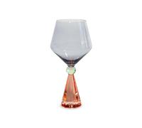 WD LifeStyle Calice per Gin Tonic in Verto Base Effetto Diamante Pesca Grigio