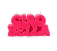 WD LifeStyle Candela Profumata Decoro Ciao Bella 19,8 x 4,8 x 9,8 Cm Paraffina Frutto del Drago e Pompelmo