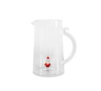 WD Lifestyle - Caraffa borosilicata 1,5 L decoro babbo natale