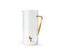 WD Lifestyle - Caraffa in Vetro Borosilicato 1,2L con Decorazione Arancia