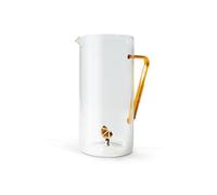 WD Lifestyle - Caraffa in Vetro Borosilicato 1,2L con Decorazione Arancia