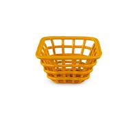 WD LifeStyle Cestino Centrotavola in Stoneware Giallo