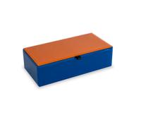 Wd Lifestyle Cofanetto in vetro arancio 22x11x6,5 cm Cofanetto in vetro arancio 22x11x6,5 cm