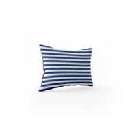 WD LifeStyle Cuscino Gonfiabile con Federa 35 x 25 Cm in Microfibra Blu