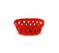 WD LIFESTYLE GIFT IDEAS CESTINO CENTROTAVOLA ROSSO 22,5X9 CM