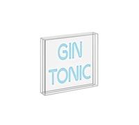 Wd Lifestyle Insegna neon 18x18 cm, gin tonic Insegna neon 18x18 cm, gin tonic