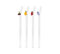 WD LIFESTYLE NEW MONTEREY SET 4 CANNUCCE IN VETRO FRUTTA
