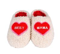 WD Lifestyle Pantofole Best Mom Taglia S/M - Pantofole Divertenti da Casa