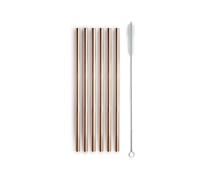 WD LIFESTYLE ROMA LINE SET 6 CANNUCCE CON SCOVOLINO RAME GLOSSY