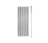 WD LIFESTYLE ROMA LINE SET 6 CANNUCCE CON SCOVOLINO SILVER