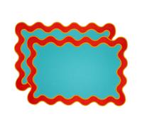 WD LIFESTYLE SAMARCANDA SET 2 TOVAGLIETTE COTONE ROSSO 45X45 CM