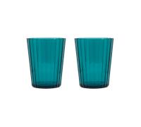 WDLifestyle Linea New York Set Bicchieri, Acrilico, Turchese
