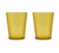 WD LifeStyle Set 2 Bicchieri in Acrilico 370 Ml Ambra