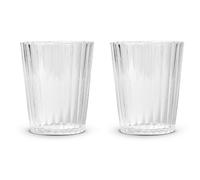 WD LifeStyle Set 2 Bicchieri in Acrilico 370 Ml Trasparente