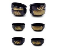 WD Lifestyle Set 4 Coppette Ciotole Ceramica con Decoro WD542