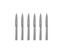 Wd Lifestyle Set 6 coltelli bistecca forgiati in acciaio inox con logo monolite impresso nella lama Set 6 coltelli bistecca forgiati in acciaio inox con logo MONOLITE impresso nella lama