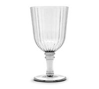 WD LIFESTYLE Set di 2 calici striati in acrilico Capacità: 460 ml. Trasparente