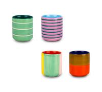 WD LIFESTYLE SINTRA SET 4 BICCHIERINI CAFFE 200 ML ASSORTITI