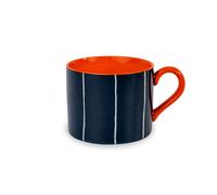 WD LIFESTYLE SINTRA TAZZA COLAZIONE 400 ML NERO E ARANCIO