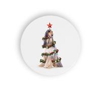 WD LifeStyle Sottopentola Ceramica D 18 Cm Decoro Levriero Natalizio