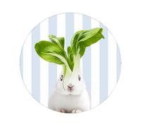 WD LifeStyle Sottopentola in Ceramica D 18 Cm Decoro Coniglio