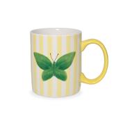 WD LifeStyle Tazza in New Bone China 330 Ml Decoro Farfalla