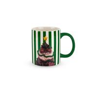 Wd Lifestyle Tazza in new bone china decoro natalizio - Gatto Tazza in new bone china decoro natalizio - Gatto