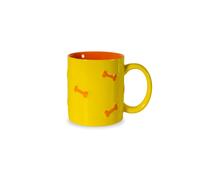 WD LifeStyle Tazza in Stoneware Decoro Osso Arancione