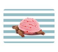 WD LifeStyle Tovaglietta Double-Face 43 x 30 Cm in PVC Decoro Tartaruga