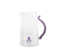 WD LifeStyle Caraffa Vetro Borosilicato Cc 1,5 Lt Decoro Polipo