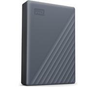 WD 5TB My Passport Compatibile con USB-C, HDD Portatile, USB 3.2 Gen 1/USB 3.0, Protezion con password, Software per la gestion e il backup, Formatto per Windows, ChromeOS and MacOS, Grigio