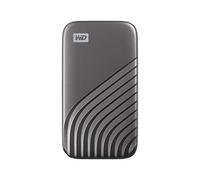 WD My Passport SSD, 1TB SSD Esterno, SSD portatile con tecnologia NVMe, USB-C, con velocità di lettura fino a 1050 MB/s, 1000 MBs in scrittura, funziona con PC, Xbox e Playstation, Grigio