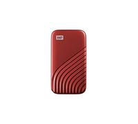 WD My Passport SSD, 1TB SSD Esterno, SSD portatile con tecnologia NVMe, USB-C, con velocità di lettura fino a 1050 MB/s, 1000 MBs in scrittura, funziona con PC, Xbox e Playstation, Rosso