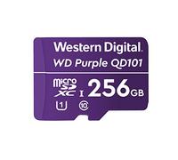 WD PURPLE 256GB SURVEILLANCE MICROSD XC CLASS - 10 UHS 1