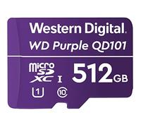 WD PURPLE 512GB SURVEILLANCE MICROSD XC CLASS - 10 UHS 1