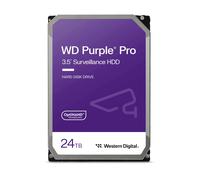 WD Purple Pro 24TB Smart Video 3.5" Internal Hard Drive - Allframe AI - 550TB/yr