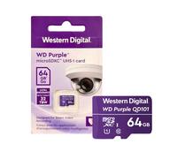 WD Purple SC QD101 64GB Scheda MicroSDXC UHS-I U1 Classe 10 Videosorveglianza