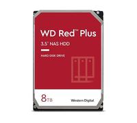 WD Red Plus 8TB per NAS Hard Disk interno da 3.5”, 5400 RPM Class, SATA 6 GB/s, CMR, Cache da 128 MB, Garanzia 3 anni