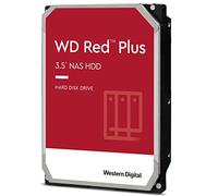 WD Red Plus - Disco rigido interno NAS da 3,5", classe 5.400 giri/min, SATA 6 Gb/s, CMR, 256 MB di cache