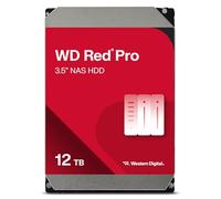 WD Red Pro 12TB NAS Hard Disk Interno 3,5" - 7200 RPM, SATA 6 Gb/s, CMR, Cache da 512MB