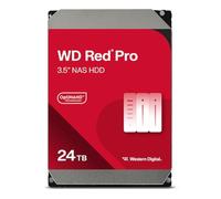 WD Red Pro 24TB NAS Hard Disk Interno 3,5" - 7200 RPM, SATA 6 Gb/s, CMR, Cache da 512MB