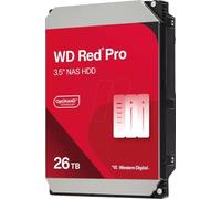 WD Red Pro 26TB NAS Hard Disk Interno 3,5" - 7200 RPM, SATA 6 Gb/s, CMR, Cache da 512MB