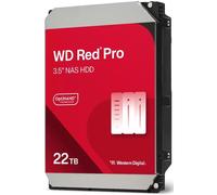 WD Red Pro 22TB NAS Hard Disk Interno 3,5" - 7200 RPM, SATA 6 Gb/s, CMR, Cache da 512MB