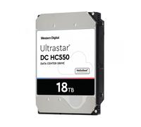 WD ULTRASTAR DC HC550 3.5IN 26.1MM 18TB 512MB 7200RPM SATA ULTRA 512E SE NP3 DC HC550 (WUH721818ALE6L4)