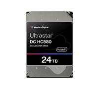 WD Ultrastar DC HC580 WUH722424ALE6L4 - Disco rigido - 24 TB - Interno - 3.5" (8.9 cm) - SATA 6Gb/s - 7200 RPM - Buffer: 512 MB
