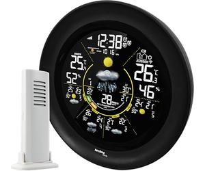 WD3040 - Stazione meteo Internet elegante, design speciale, previsioni meteo regionali, temperature, utilizzo con app meteo, dati aggiuntivi su smartphone