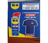 WD40 : 6 FLACONI da 400 ml = IN OMAGGIO la T-SHIRT WD 40