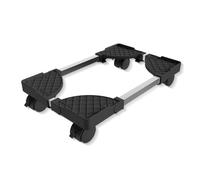 wD7rE5bm6z Supporto CPU Supporto CPU regolabile sotto la scrivania, supporto for torre PC mobile, supporto for case PC da pavimento con 4 ruote girevoli for ufficio domestico(Nero)