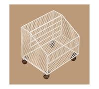 wD7rE5bm6z Supporto CPU Supporto torre for PC mobile sotto scaffale da scrivania Supporto CPU in metallo con ruote piroettanti bloccabili adatto for ufficio domestico sotto la scrivania(Bianco)